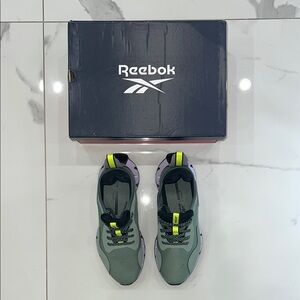 Reebok Green and Black Sneakers
